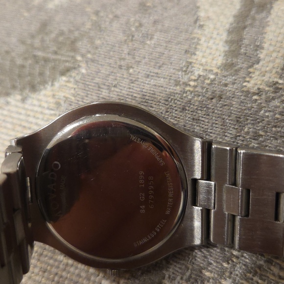 Men's Stainless Steel Movado Watch - Picture 5 of 8